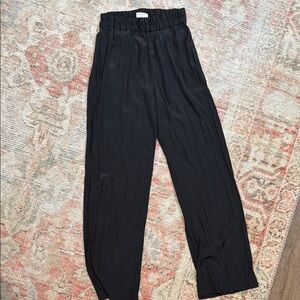 Babaton (Aritzia) Black Pleated Pants